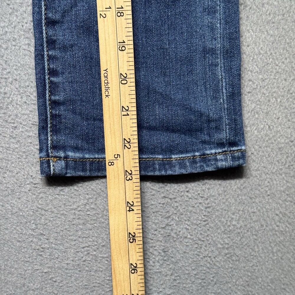 Judy Blue Womens 32 Capri Straight Leg Jeans Blue Mid Rise Stretch Denim - Picture 9 of 11